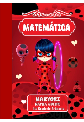 Lady Bug Portada Rojo Matematica